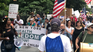 protest against vaccine mandates