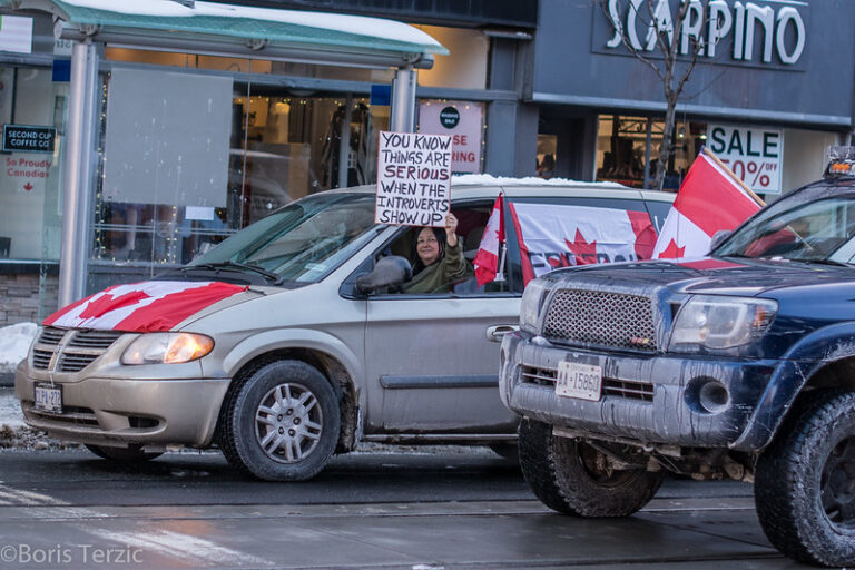 protestors canada